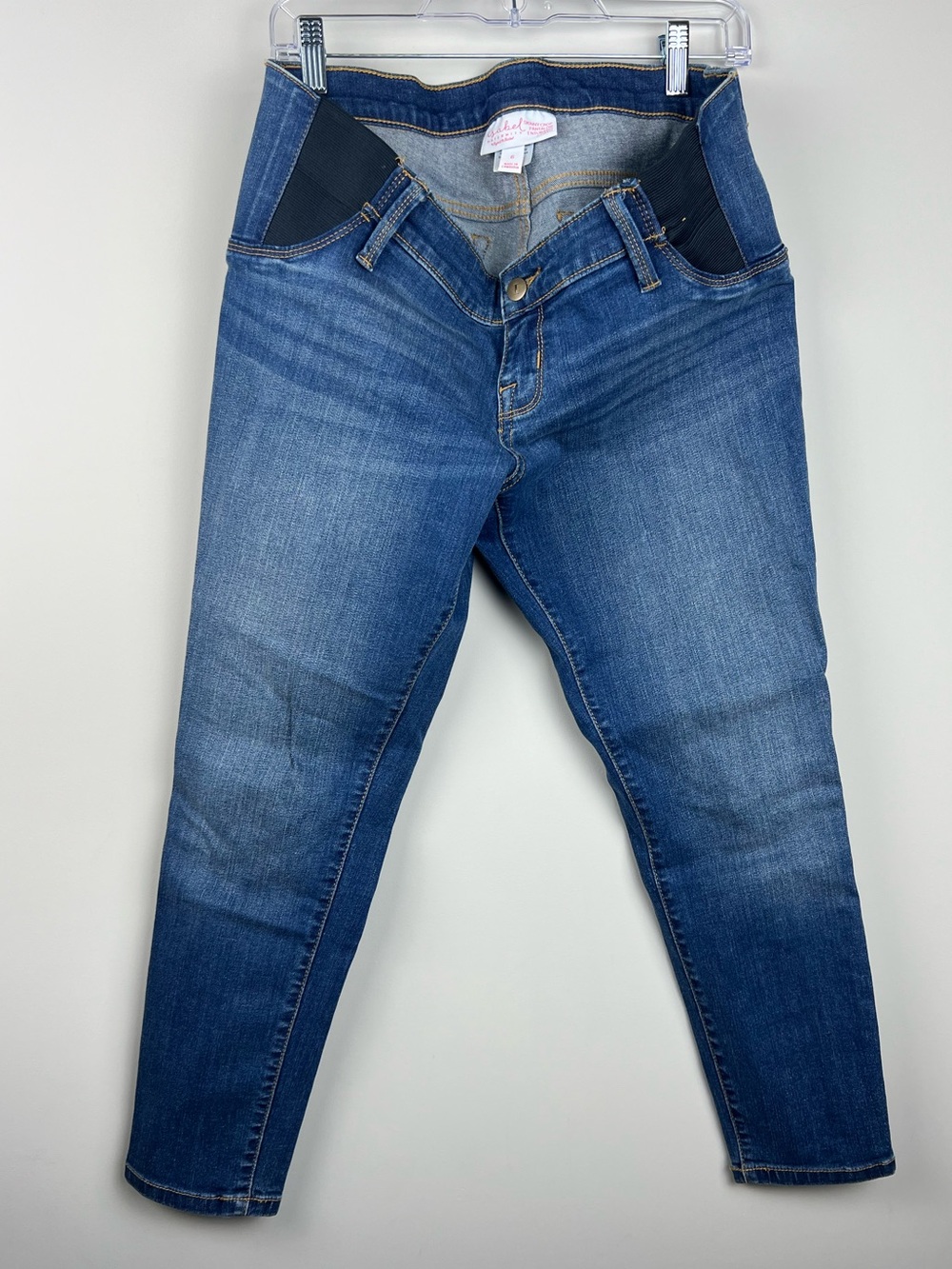 Isabel Maternity by Ingrid & Isabel Slim Skinny Jeans in Medium Blue